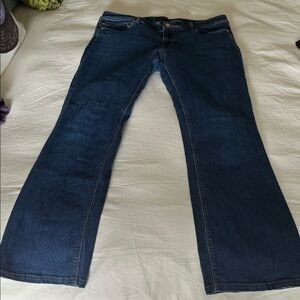 White House Black Market Dark Blue Boot Cut Jeans